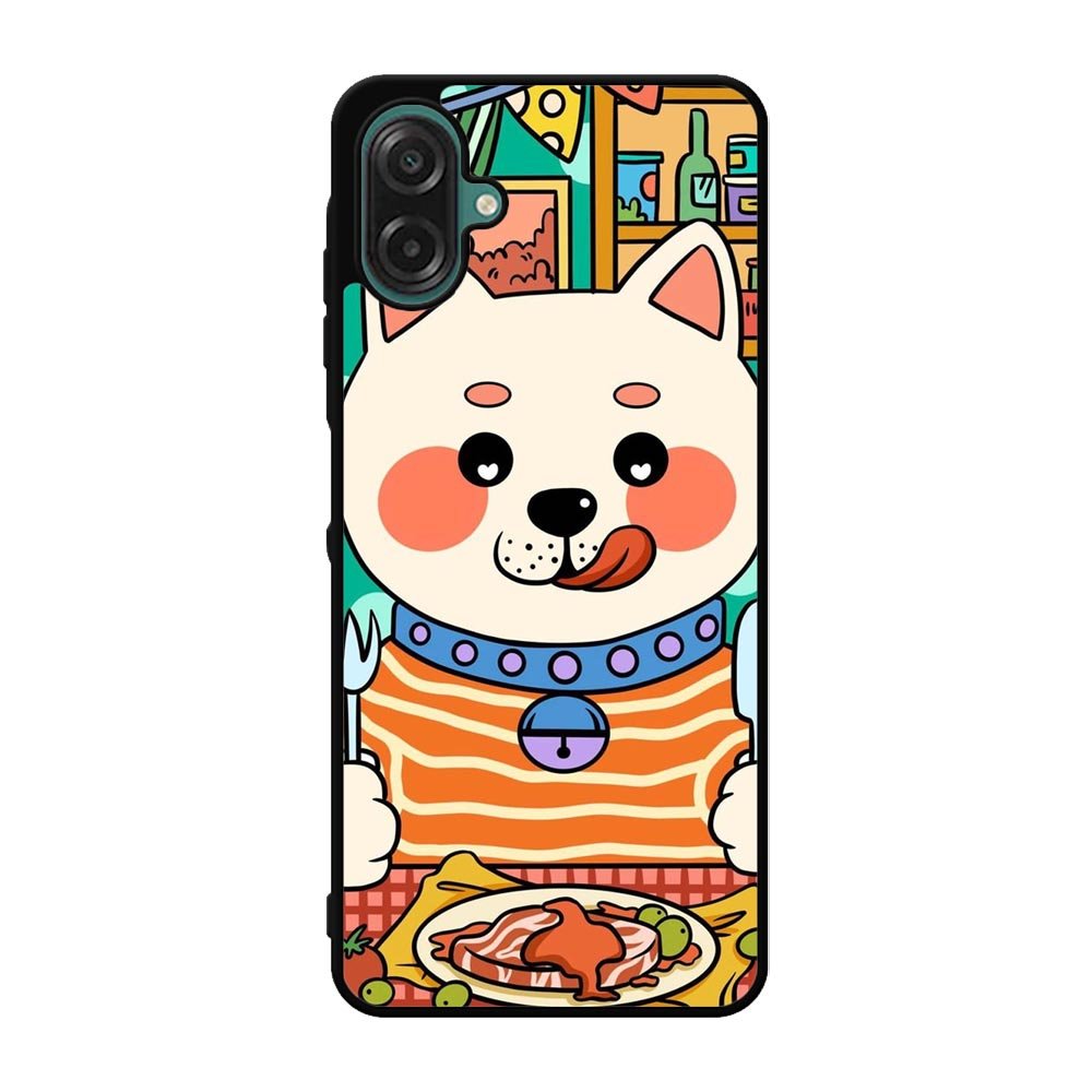 dogs eat meat Samsung Galaxy A07 Case FE0211