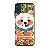 dogs eat meat Samsung Galaxy A07 Case FE0211