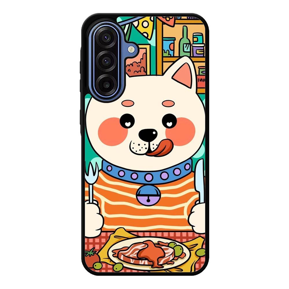 dogs eat meat Samsung Galaxy A17 Case FE0211