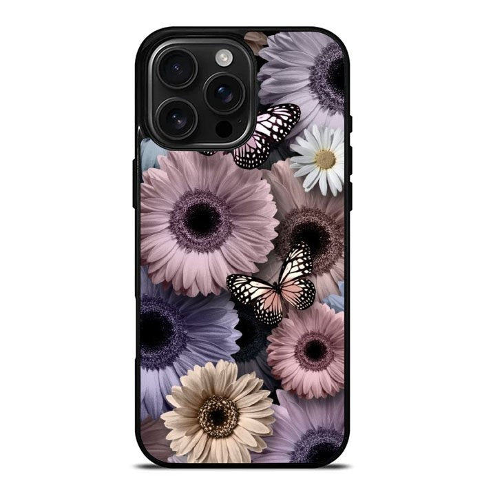 butterfly flower iPhone 16 Pro Max Case FE0122