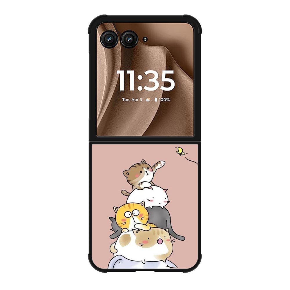 art cat Motorola Moto RAZR Plus 2025 Case FE0039