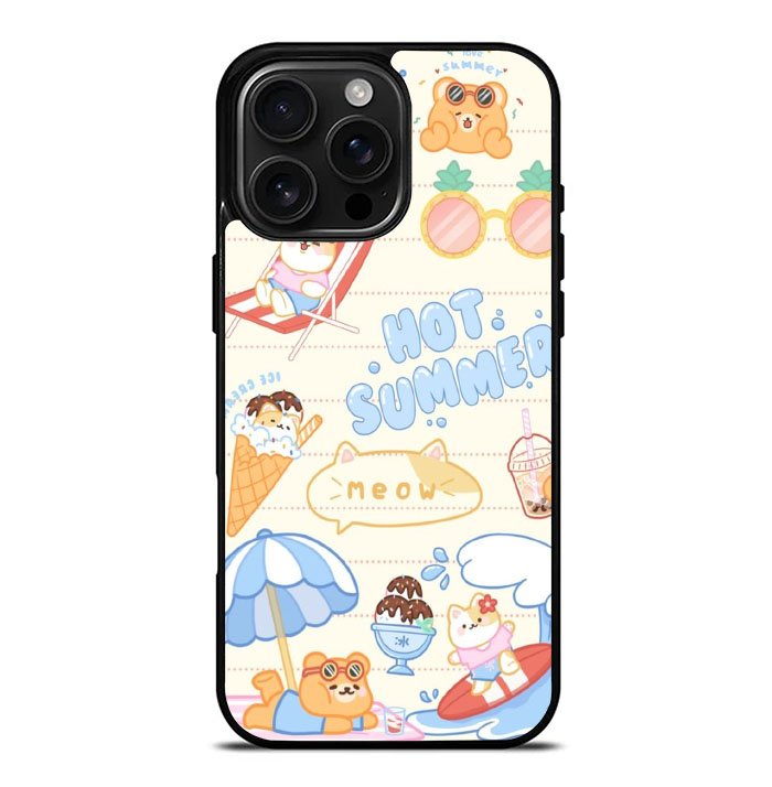 Hot summer iPhone 16 Pro Max Case FE0359
