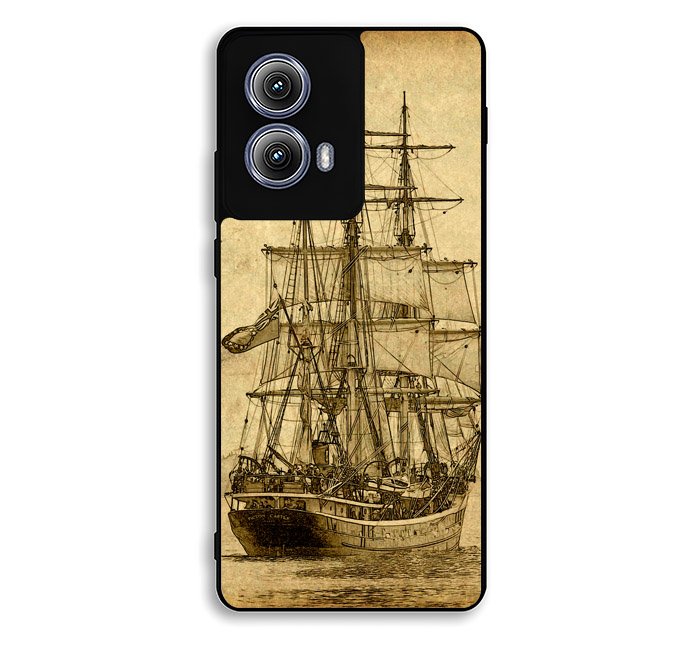 Vintage old ship Motorola Moto Edge 2024 Case FE1593