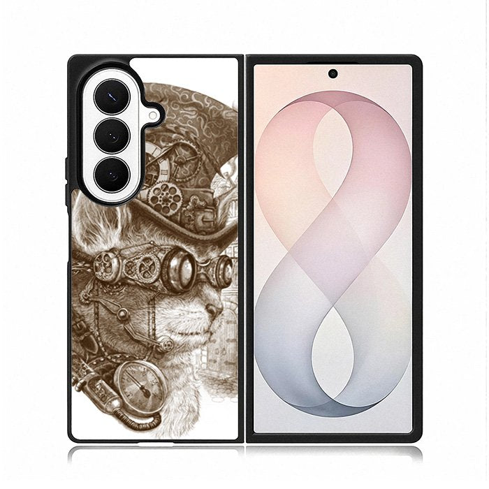 Steampunk cats Samsung Galaxy Z Fold 8 Ultra Case