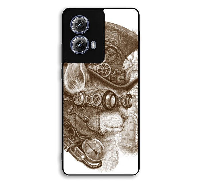 Steampunk cats Motorola Moto Edge 2024 Case FE0071