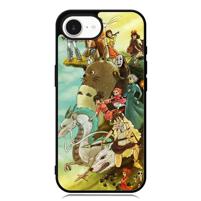 studio ghibli characters iPhone 16e Case