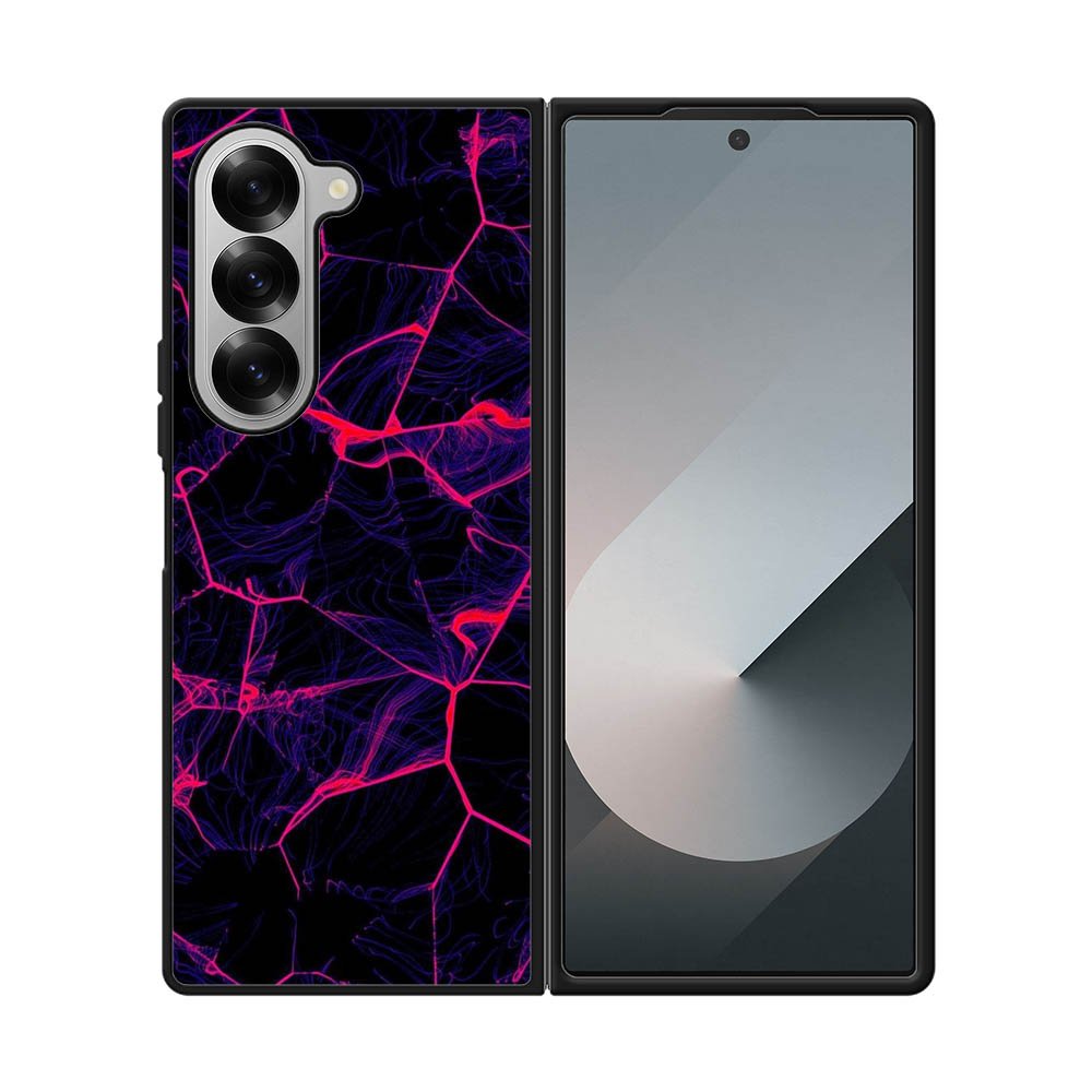 Texture black pink FE0007 Samsung Galaxy Fold 7 5G Case
