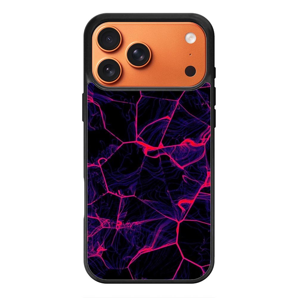 Texture black pink iPhone 17 Pro Case FE0611