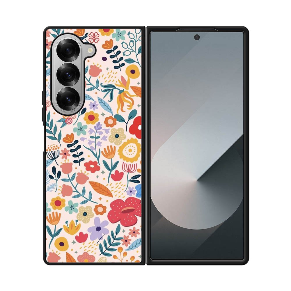 Flower pattern Samsung Galaxy Z Fold 7 5G Case FE0273