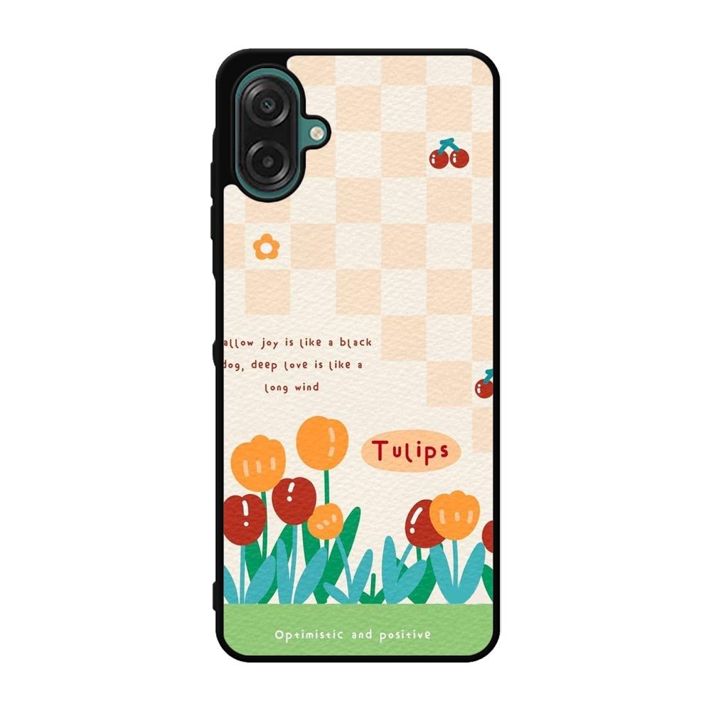 Tulips quotes Samsung Galaxy A07 Case FE0634