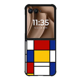 Seamless Abstract Mosaic Pattern Motorola Moto RAZR Plus 2025 Case FE0549