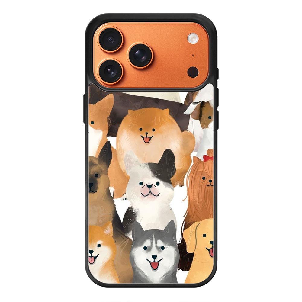 All dog art iPhone 17 Pro Case FE0026