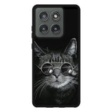 Cat art black Motorola Moto Edge 2025 Case FE0131