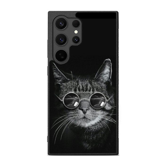 Cat art black FE0034 Samsung Galaxy S25 Ultra Case