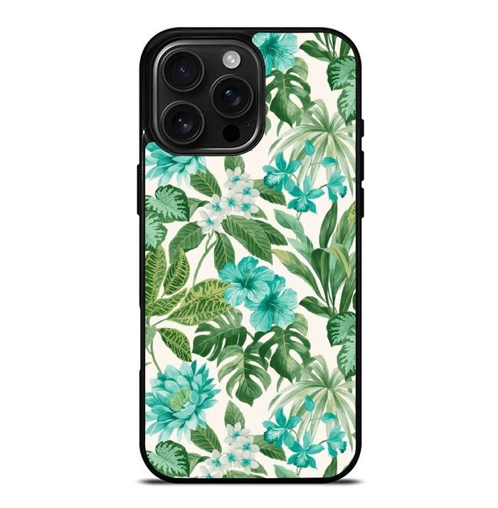 Tropical green iPhone 16 Pro Max Case FE0629