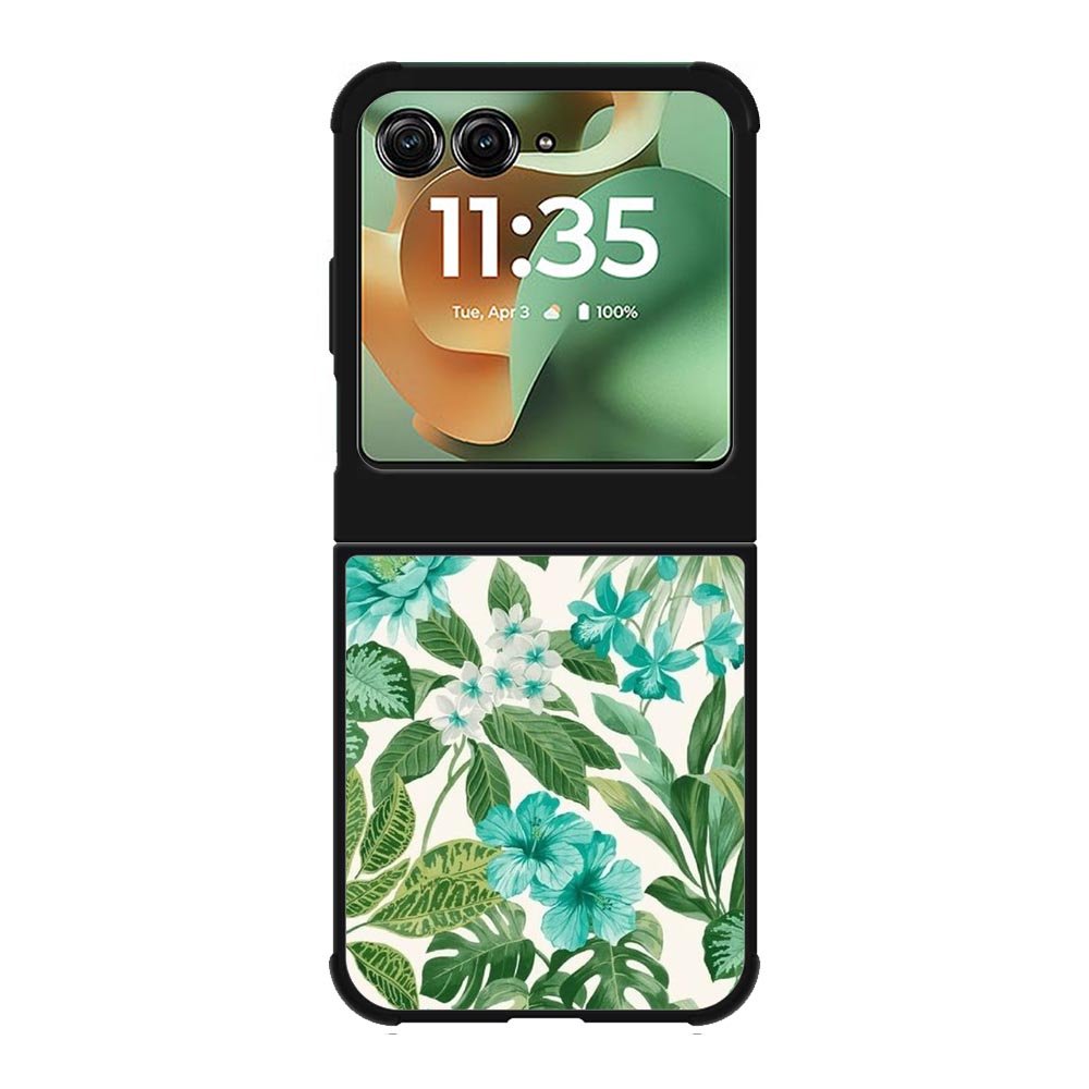 Tropical green Motorola Moto RAZR 2025 Case FE0629