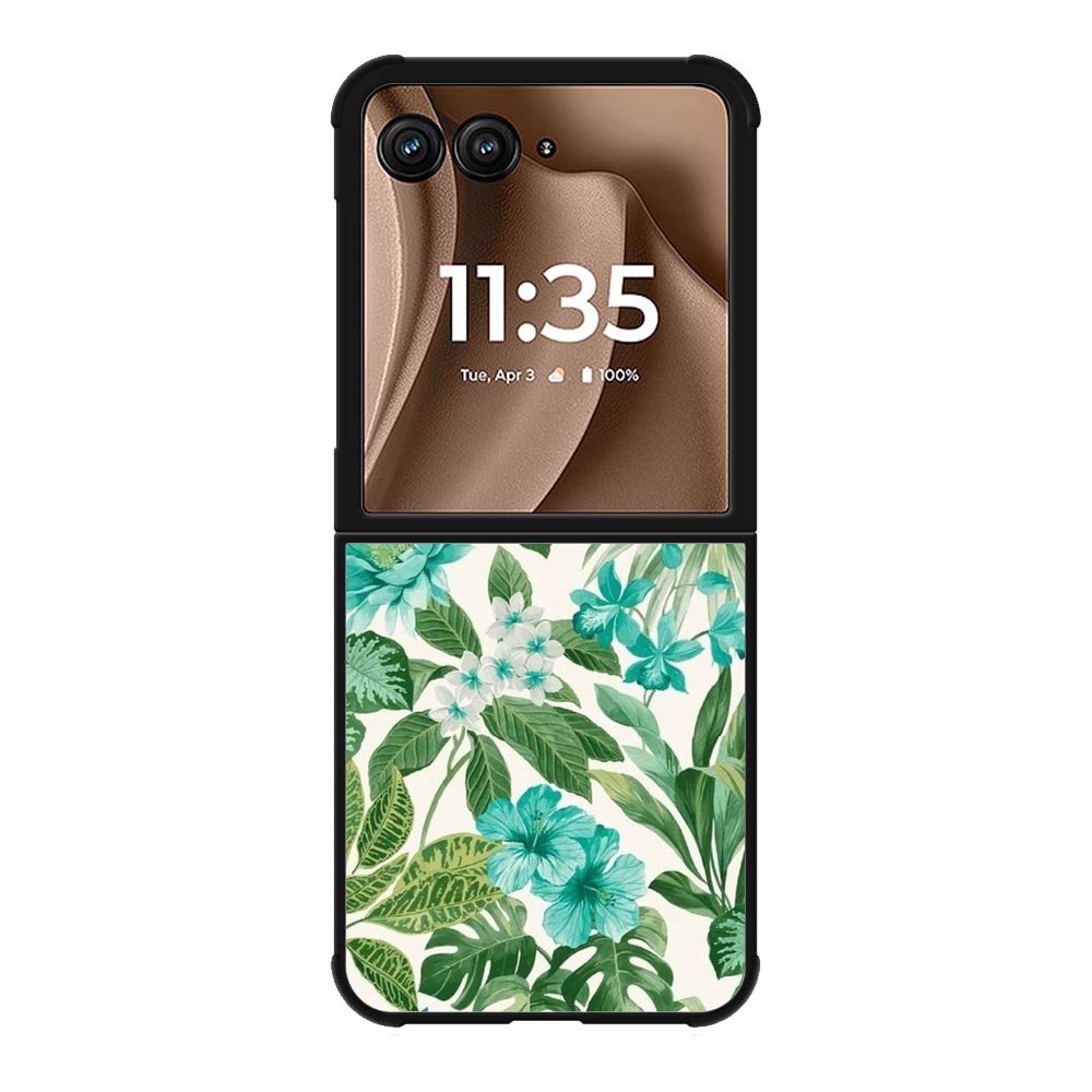 Tropical green Motorola Moto RAZR Plus 2025 Case FE0629