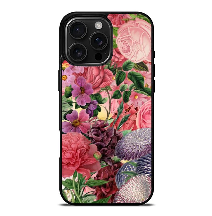 tropical flower iPhone 16 Pro Max Case FE0628