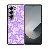 Star pattern violet FE0044 Samsung Galaxy Fold 7 5G Case