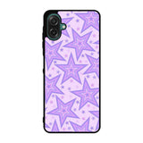 Star pattern violet Samsung Galaxy A07 Case FE0592