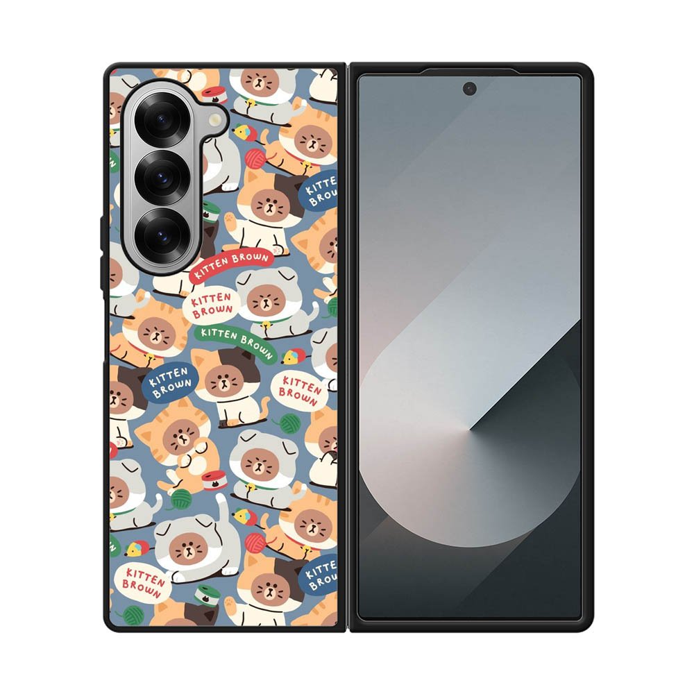 Kitten brown Samsung Galaxy Z Fold 7 5G Case FE0386