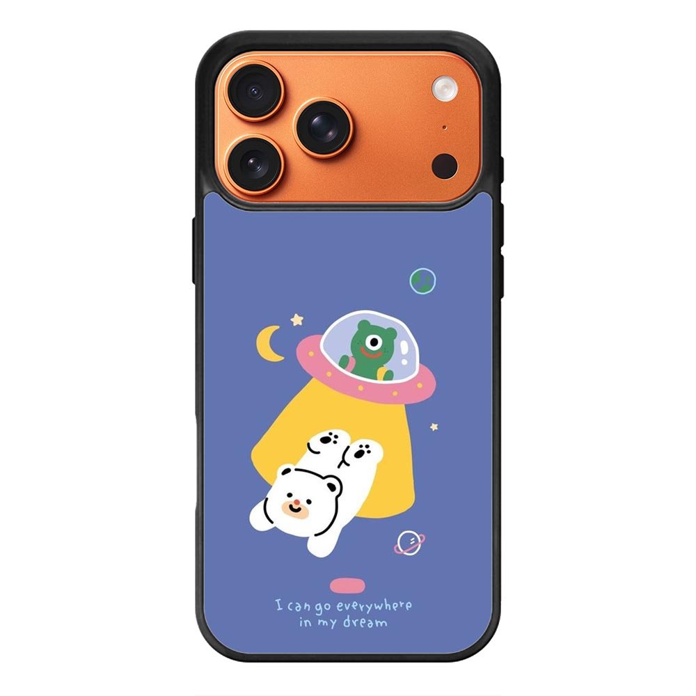 Alien X Bear iPhone 17 Pro Case FE0025