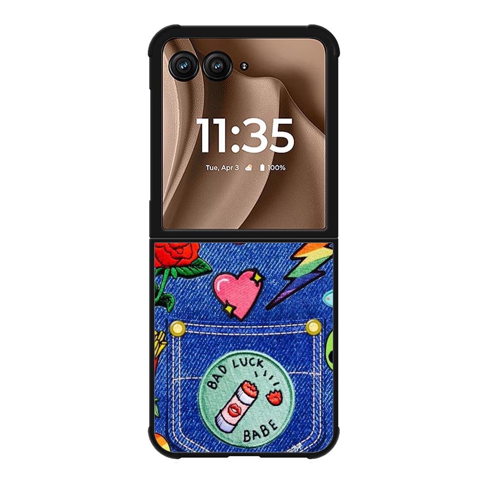sticker jeans Motorola Moto RAZR Plus 2025 Case FE0595