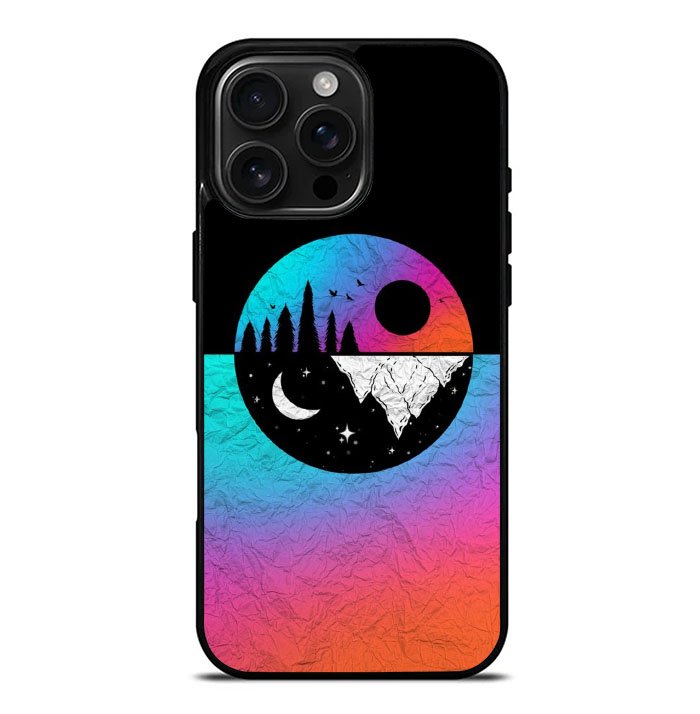 Moon and sun iPhone 16 Pro Max Case FE0445
