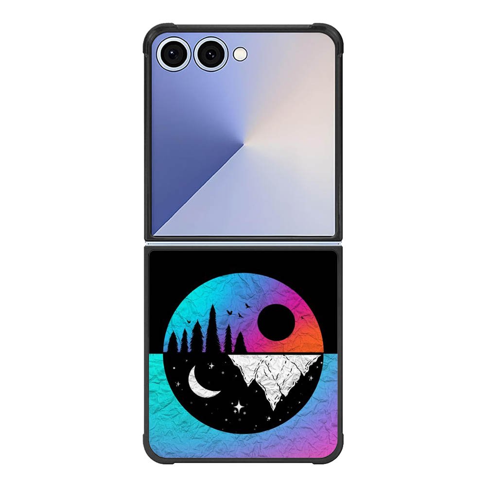 Moon and sun FE0060 Samsung Galaxy Flip 7 5G Case