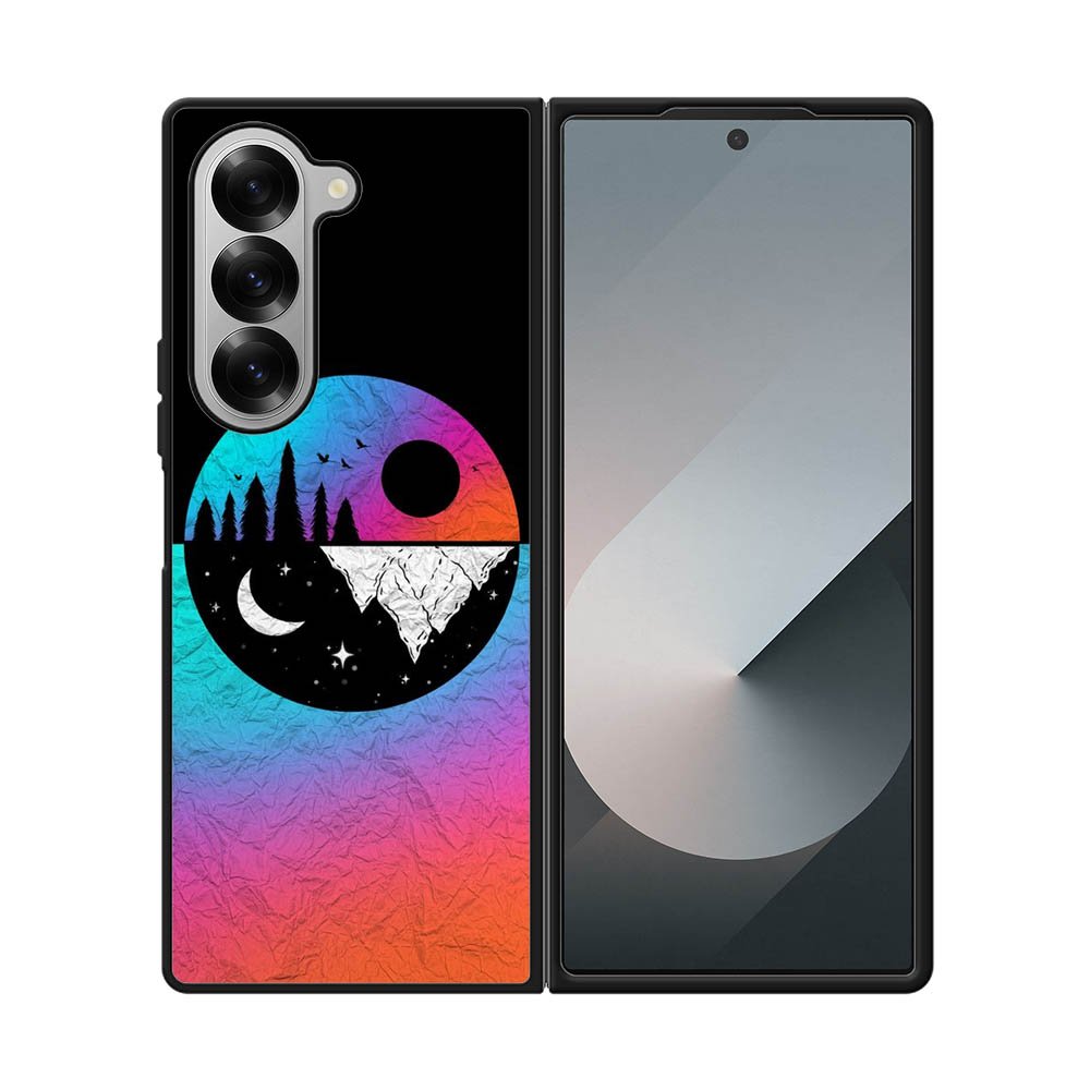Moon and sun Samsung Galaxy Z Fold 7 5G Case FE0445