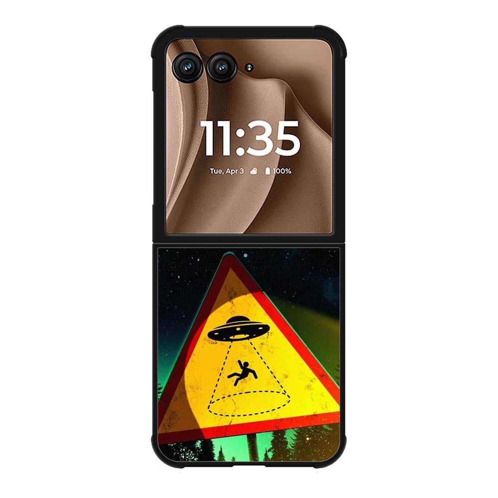 Alien Warning Motorola Moto RAZR Plus 2025 Case FE0024