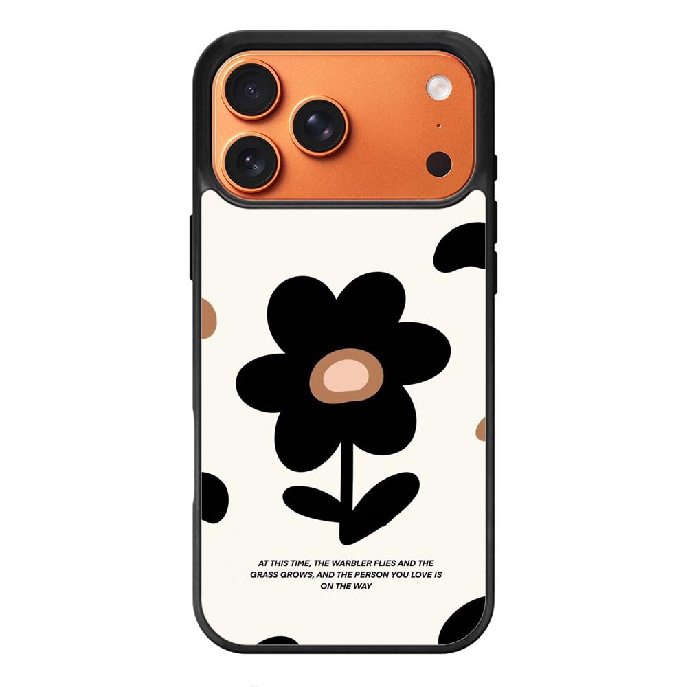Flower quotes iPhone 17 Pro Max Case FE0279