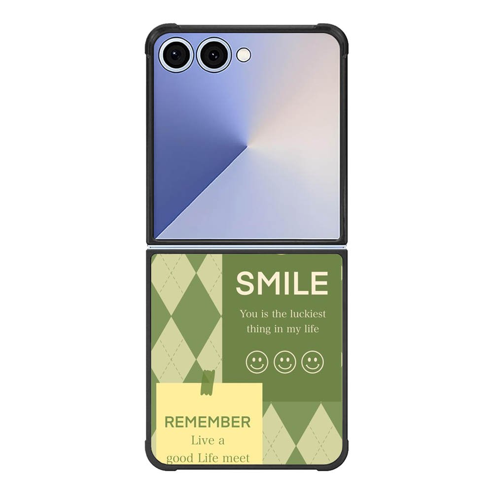 smile green FE0072 Samsung Galaxy Flip 7 5G Case