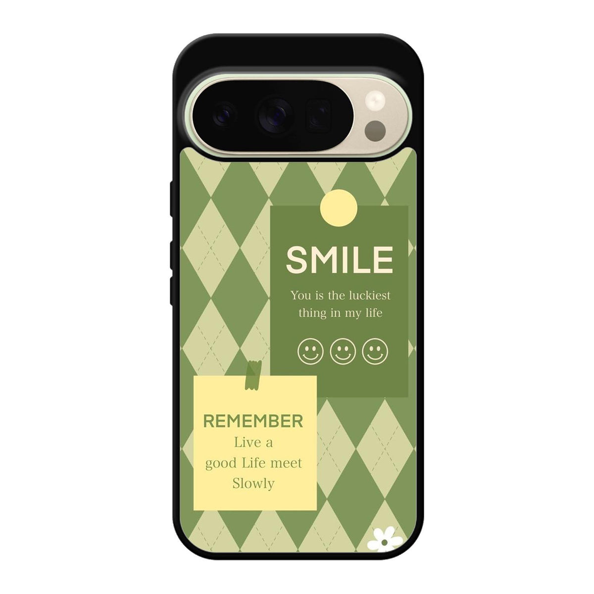smile green Google Pixel 10 Pro XL Case FE0572