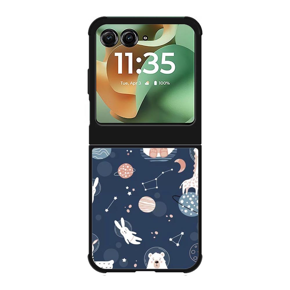 Animals space Motorola Moto RAZR 2025 Case FE0037
