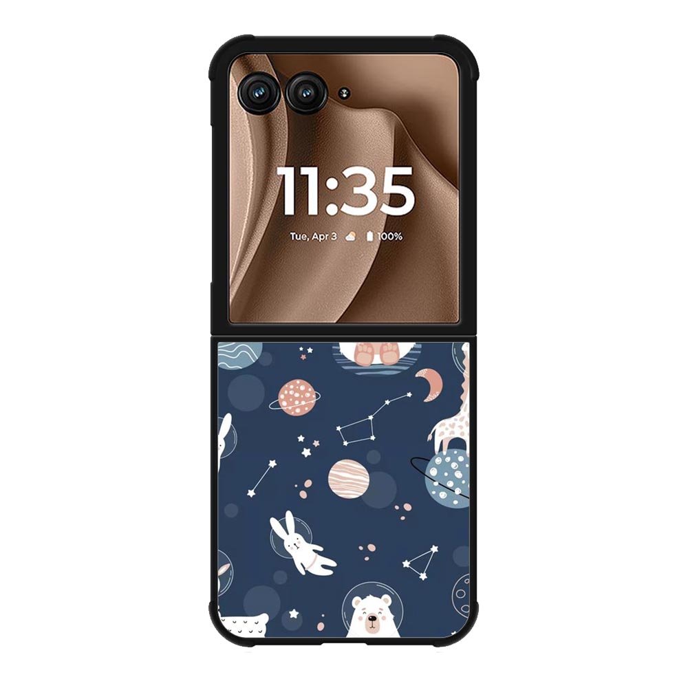Animals space Motorola Moto RAZR Plus 2025 Case FE0037