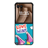 Love wins Motorola Moto RAZR Plus 2025 Case FE0412