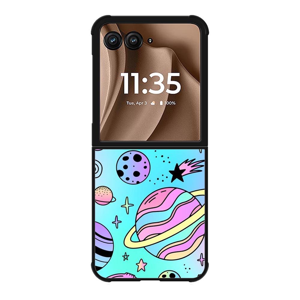 space galaxy Motorola Moto RAZR Plus 2025 Case FE0584