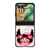 Cute gril Motorola Moto RAZR 2025 Case FE0192