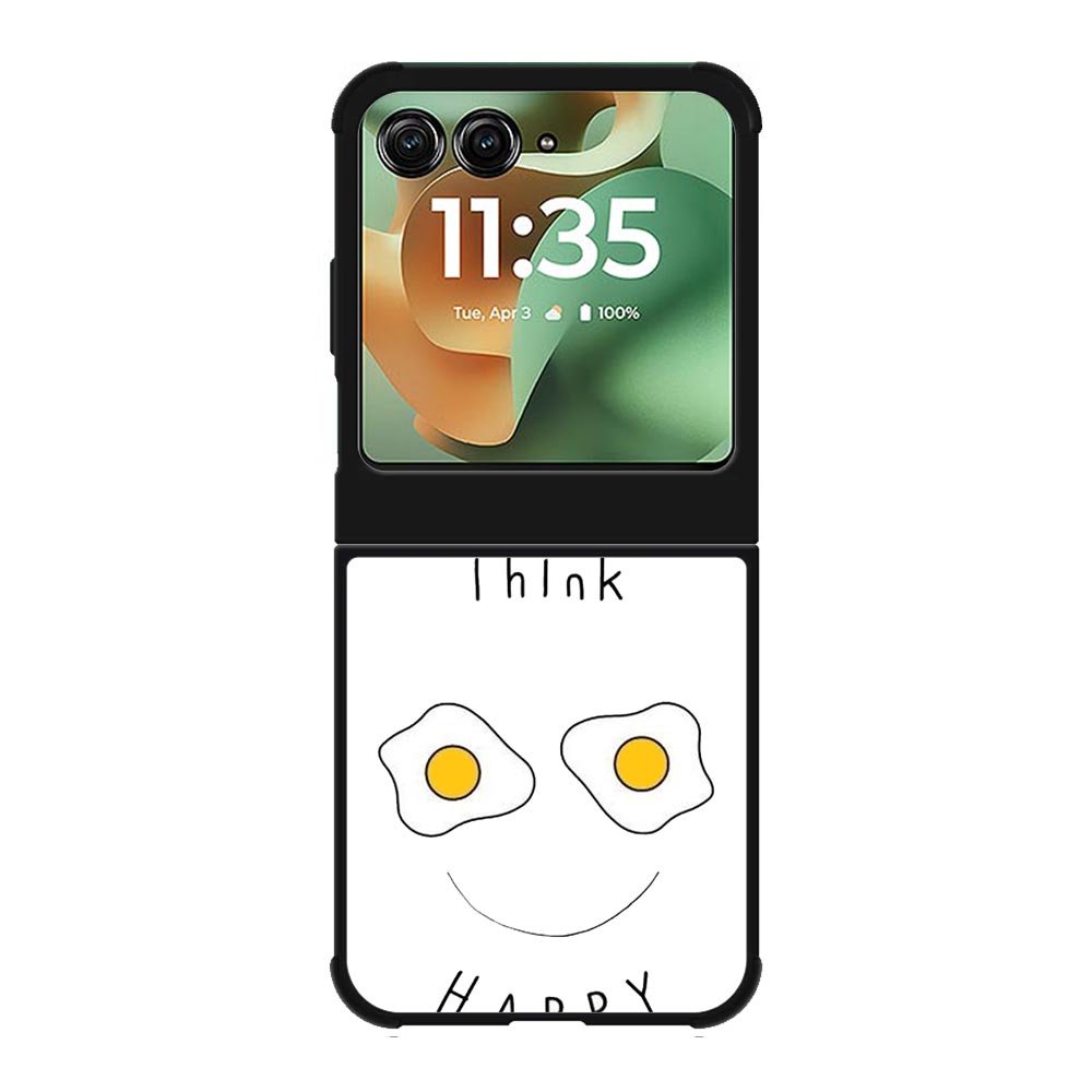Think happy  Motorola Moto RAZR 2025 Case FE0614