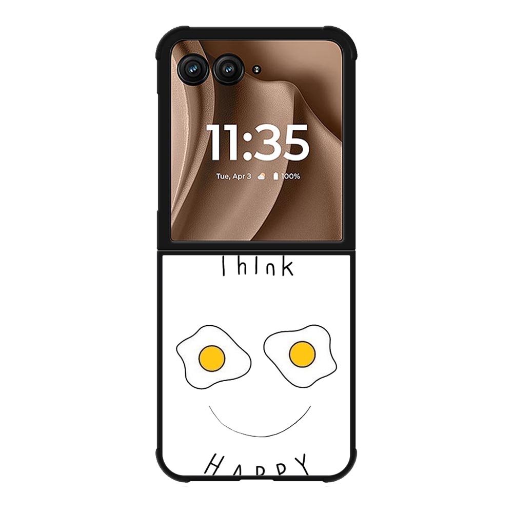 Think happy  Motorola Moto RAZR Plus 2025 Case FE0614