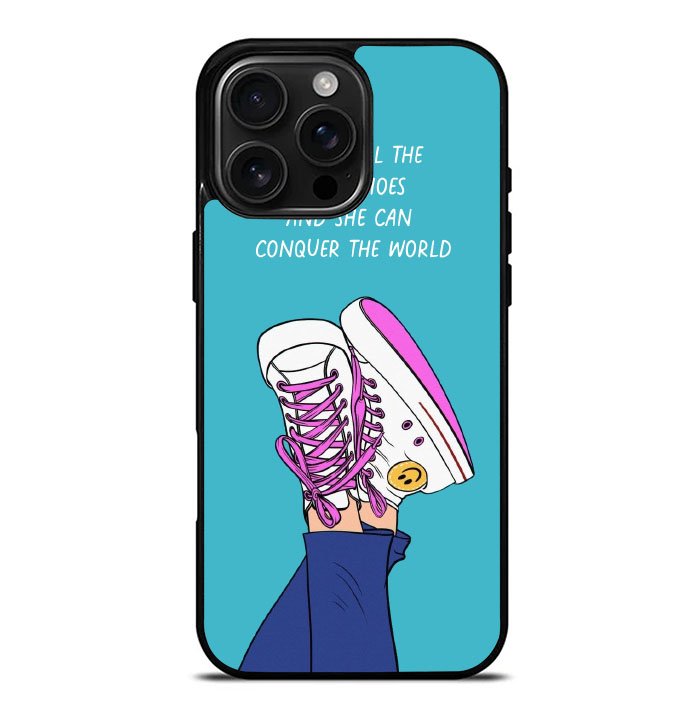 give a girl the right shoes iPhone 16 Pro Max Case FE0318