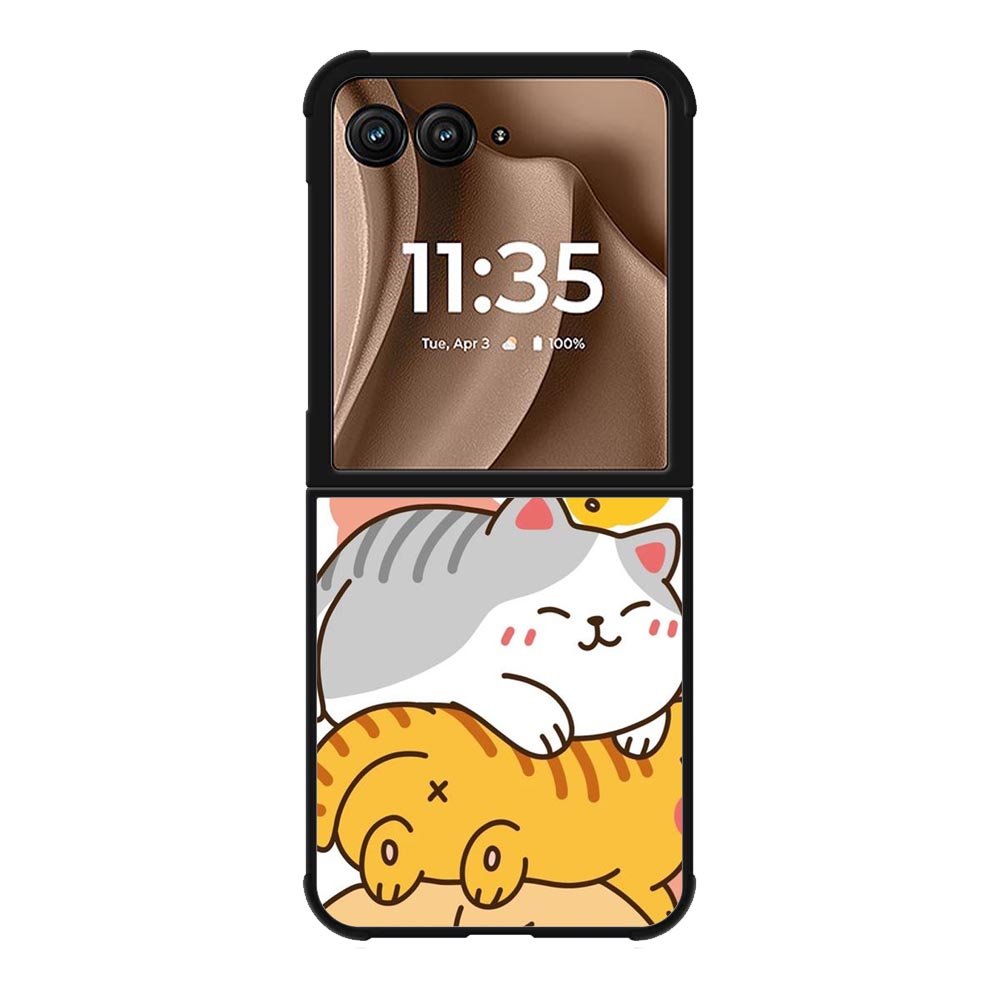 cat meow Motorola Moto RAZR Plus 2025 Case FE0140