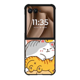 cat meow Motorola Moto RAZR Plus 2025 Case FE0140