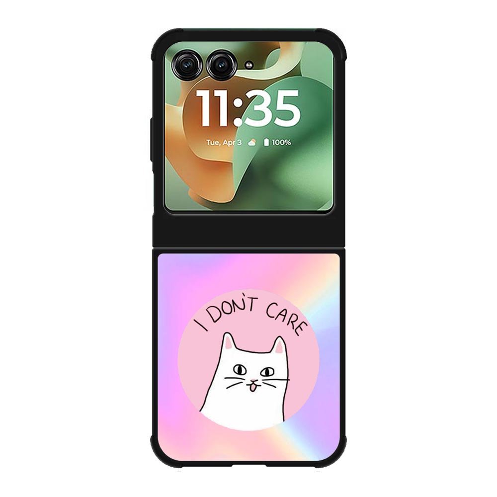 i dont care Motorola Moto RAZR 2025 Case FE0363