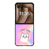 i dont care Motorola Moto RAZR Plus 2025 Case FE0363