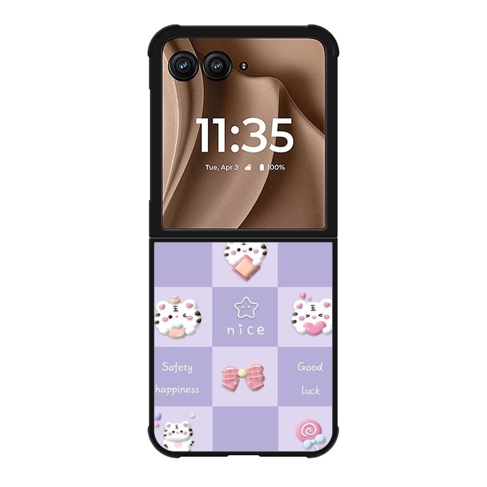 nice cat Motorola Moto RAZR Plus 2025 Case FE0466