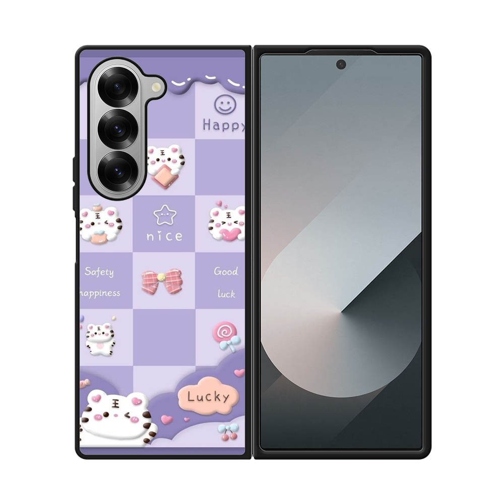 nice cat Samsung Galaxy Z Fold 7 5G Case FE0466
