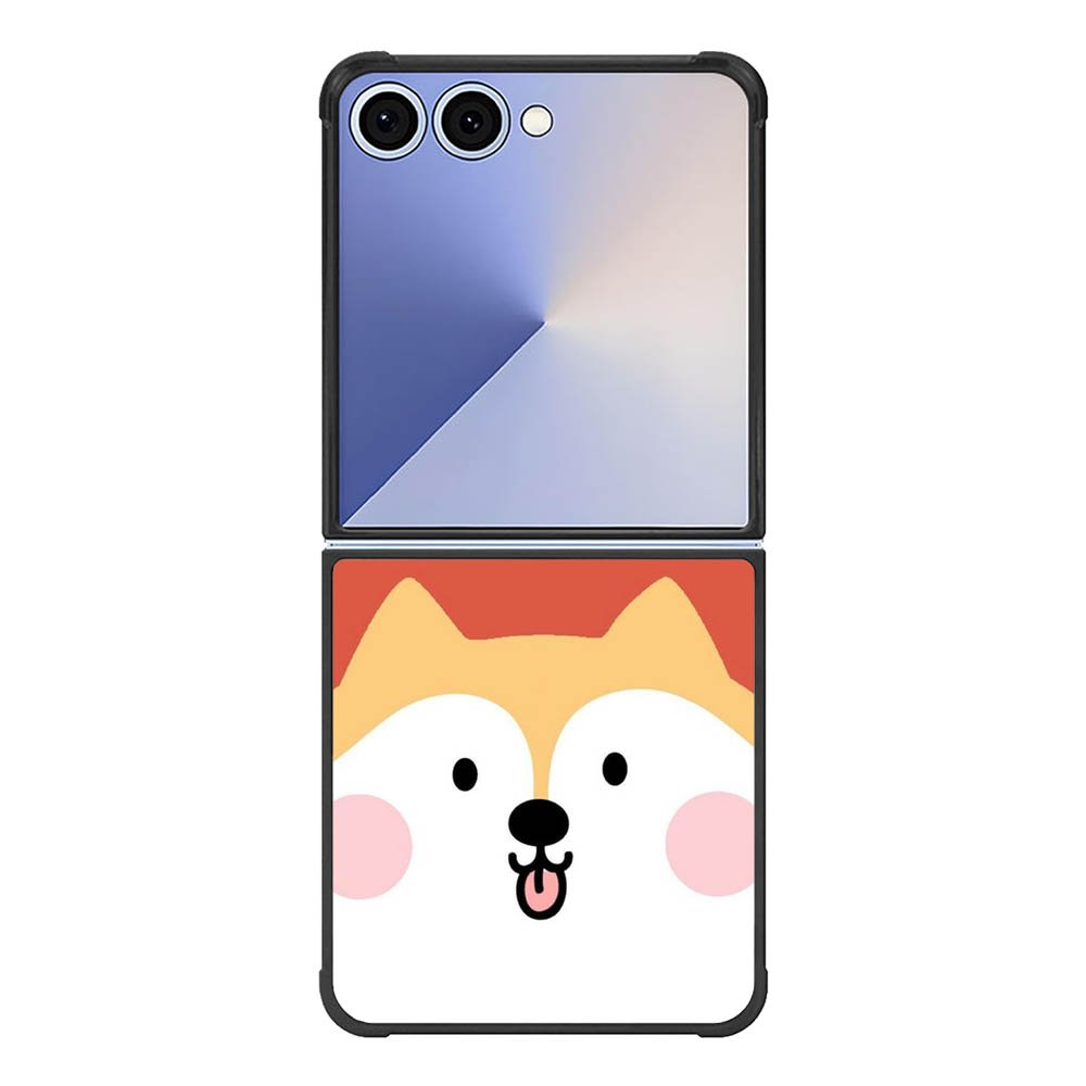 shiba cute face FE0123 Samsung Galaxy Flip 7 5G Case