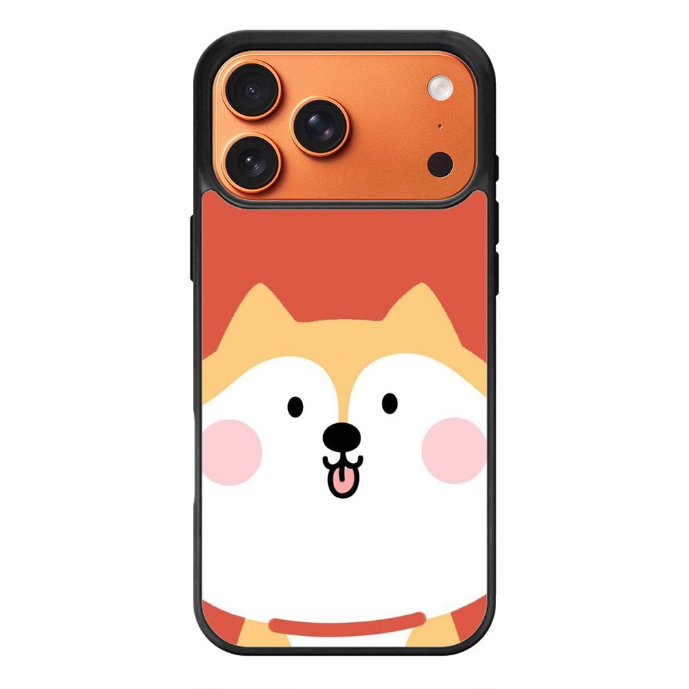 shiba cute face iPhone 17 Pro Case FE0553